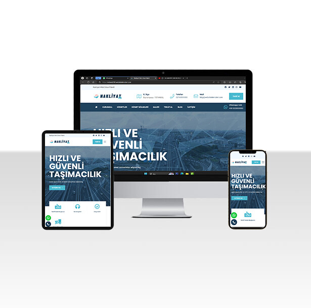 Hazır Nakliye / Lojistik Web Sitesi