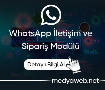 Web Site Whatsapp Sipariş ve İletişim Modülü