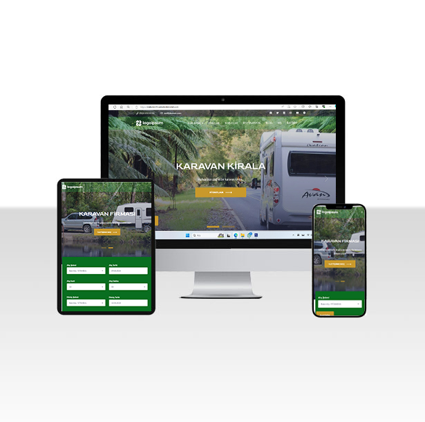 Karavan Kiralama Şirketi Web Sitesi Paketi – Kamping