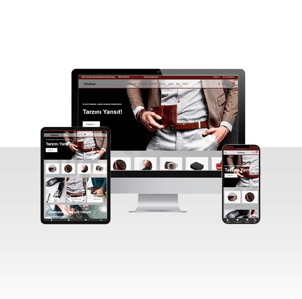 E-Ticaret Erkek Aksesuar Satışı Web Sitesi – EliteGear