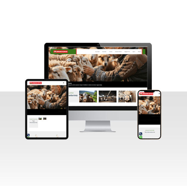 Kurbanlık ve Adak Satışı Web Sitesi Paketi – Dana