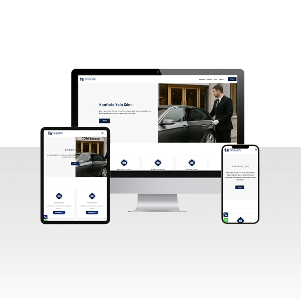 Vale ve Şoför Hizmetleri Web Sitesi Paketi – Valem