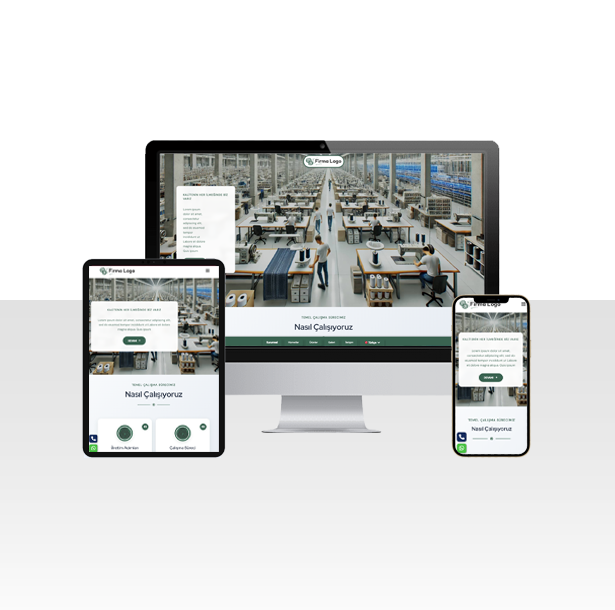 Kumaş ve İplik Fabrikası Web Sitesi Paketi – Bolu