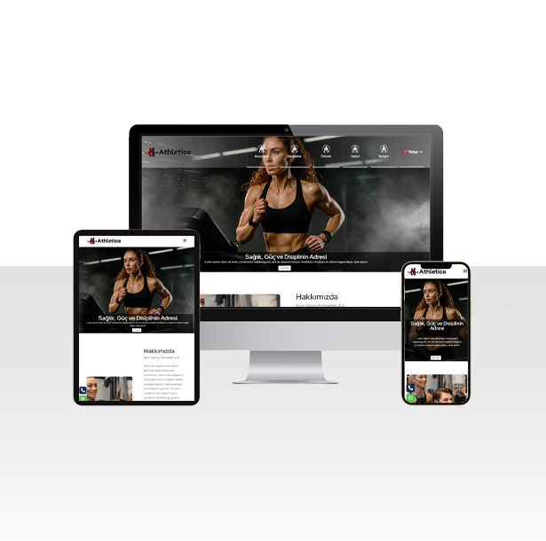 Spor Merkezi Hazır Web Sitesi Paketi – Çanakkale