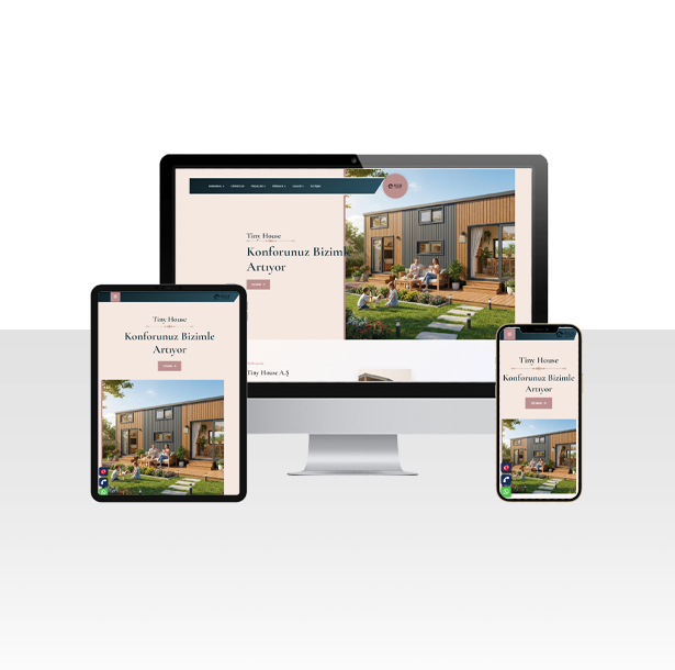 Tiny House Üretici Firma Web Sitesi Paketi – İzmir