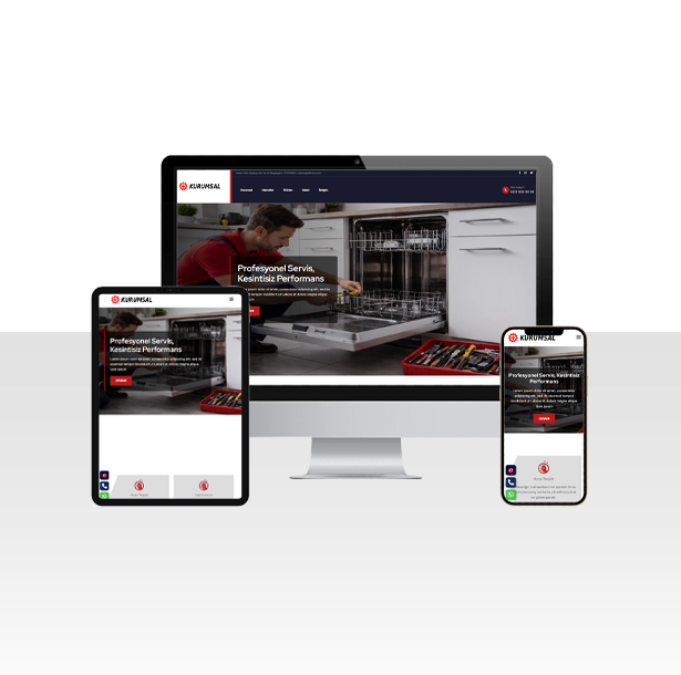 Yetkili Teknik Servisler İçin Web Sitesi Paketi – Kocaeli