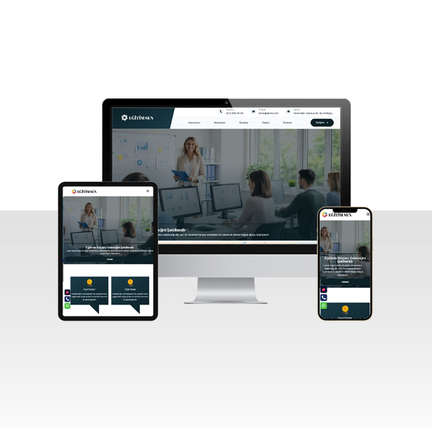 Özel Eğitim ve Kurs Merkezi Web Sitesi Paketi – Kütahya