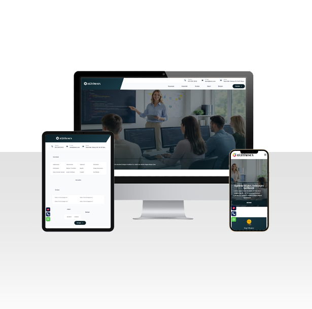 Özel Eğitim ve Kurs Merkezi Web Sitesi Paketi – Kütahya
