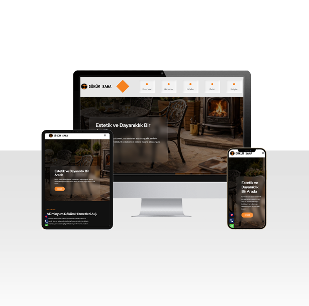 Alüminyum ve Döküm İşleri Hazır Web Sitesi Paketi – Manisa