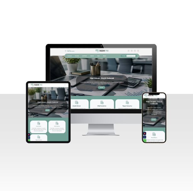 Mali Müşavirlik Ofisiniz İçin Hazır Web Sitesi Paketi – Mersin