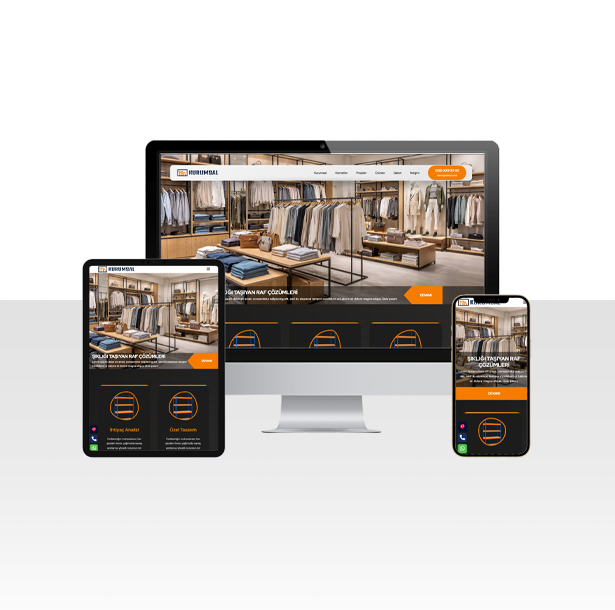 Raf Sistemleri Tasarımı ve Üretimi Firması Web Sitesi Paketi – Muş
