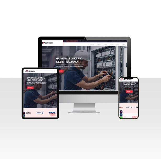 Elektrik ve Aydınlatma Sistemleri Hazır Web Sitesi Paketi – Ordu