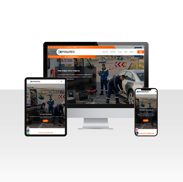 Oto Lastik Tamir ve Yol Yardım Hazır Web Sitesi Paketi – Siirt
