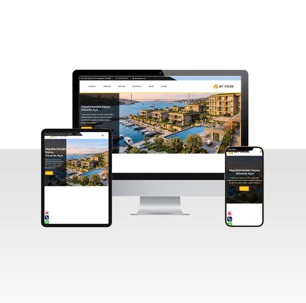 Emlak ve Gayrimenkul Danışmanı Hazır Web Sitesi Paketi – Sinop