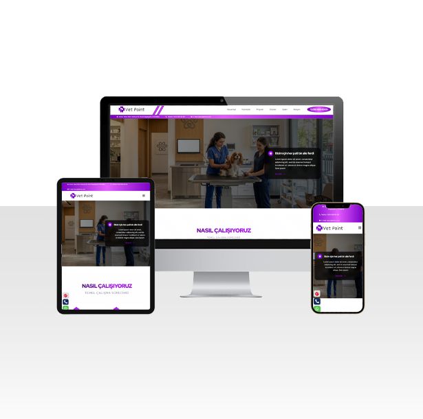 Veteriner Klinik ve Hizmetleri Hazır Web Sitesi Paketi – Şırnak