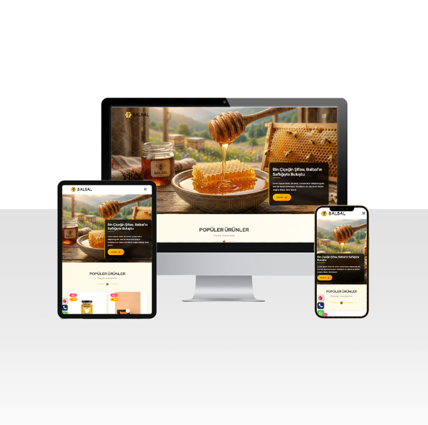 Doğal Arıcılık ve Bal Hizmetleri Hazır Web Sitesi Paketi – Tokat