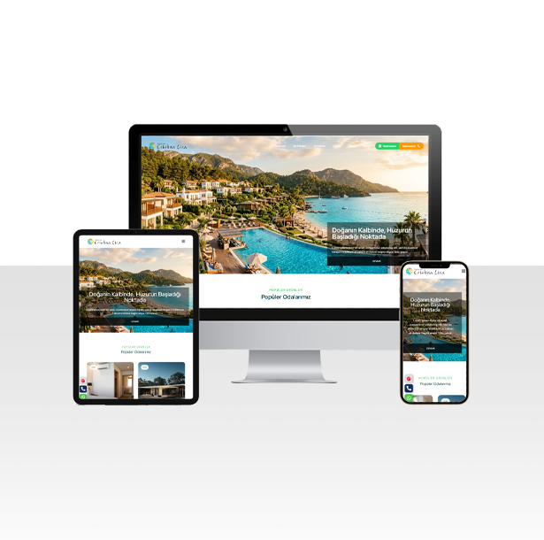 Kurumsal Otel ve Pansiyon Tanıtım Hazır Web Sitesi Paketi – Tunceli