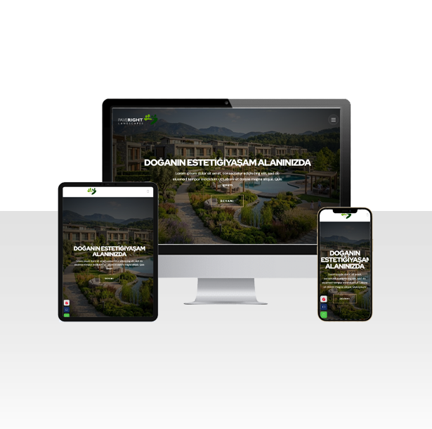 Bahçe ve Peyzaj Tasarım Şirketi Hazır Web Sitesi Paketi – Paveright